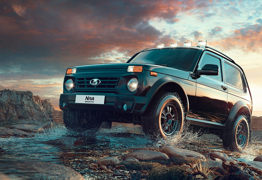 Първо официално видео с Lada Niva Bronto