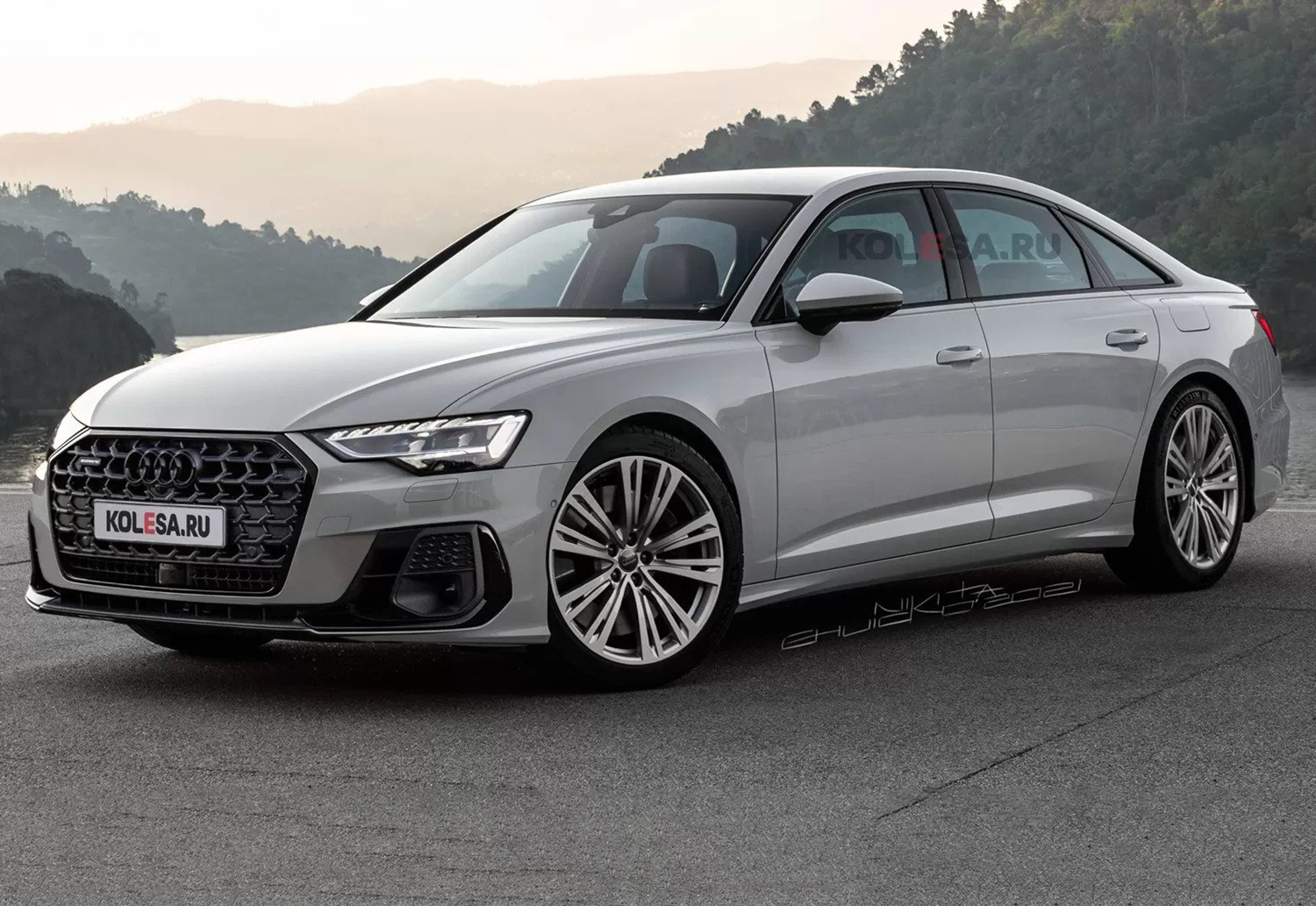 Руснаци нарисуваха обновеното Audi A6