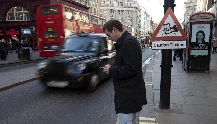Предупредителните знаци без глоби не са особено ефективни в Лондон
