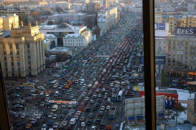 1. Москва, Русия: задръстване в 54% от денонощието. Най-натоварен ден: 25 декември 2020
