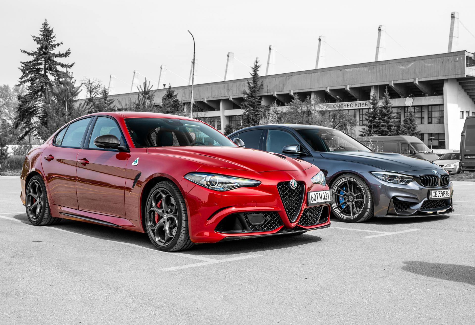 ВИДЕО: Alfa Romeo Giullia Quadrifoglio и M3 Comp. Внос от САЩ и Канада ...