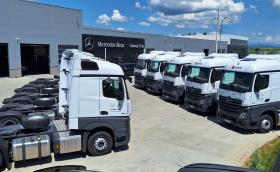 Доставка от 10 броя Actros L за една от водещите куриерски компании