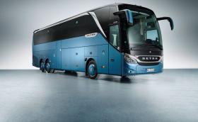 Новото поколение на туристическите автобуси Setra се откроява с дизайн и технологии