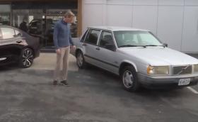 Мъж получи нова кола, след като измина 1,6 млн. км с Volvo 740 (Видео)
