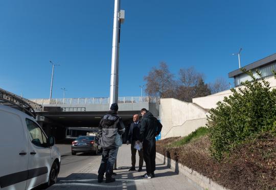 Монтират първата стационарна камера за скорост в Пловдив