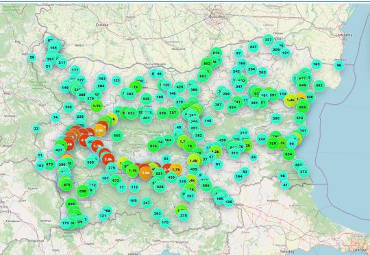 Тол системата вече показва в реално време колко коли минават през всяка камера