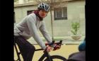 Никола Цолов препуска с колело из София (Видео)