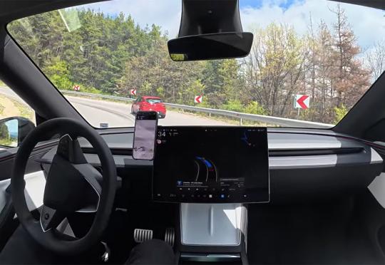 Вижте как Tesla Model Y стига напълно автономно от София до Видин през Петрохан (Видео)