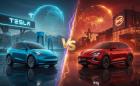 Tesla или BYD? Кой е продал повече електромобили през първите шест месеца на 2026?