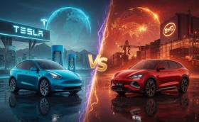 Tesla или BYD? Кой е продал повече електромобили през първите шест месеца на 2026?
