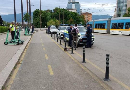 Глоби от 25 до 250 евро за водачи на тротинетки