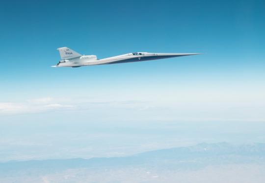 Свръхзвуковият X-59 достигна скоростта и височината на бъдещите полети