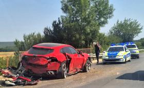 Поредният тежък инцидент на пътя Варна – Бургас този път е с Ferrari Purosangue