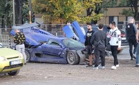 При катастрофа в София унищожиха суперкола, от която има само 20 в света