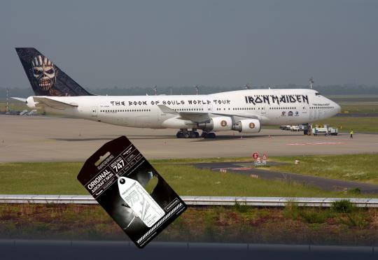 Може да си купите парче от самолета на Iron Maiden, който бе нарязан на ключодържатели