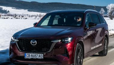 ВИДЕО: Караме новата Mazda CX-80 с големия дизелов мотор