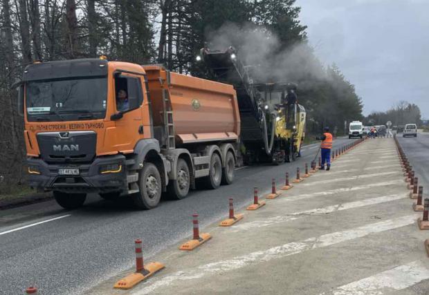 Спешно се ремонтират пътища около Велико Търново заради Джирото