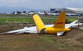 Видео с катастрофата на Boeing 757 на DHL (Галерия)