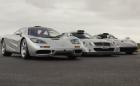 McLaren F1, Porsche 911 GT1 и Mercedes CLK GTR на едно място. Видео!