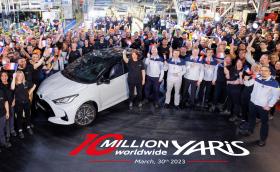 Toyota Yaris отбеляза 10 милиона глобални продажби