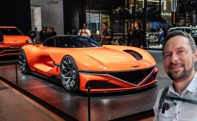 Среща с Genesis X Gran Berlinetta на изложението в Пекин. Auto China 2024: Галерия #2