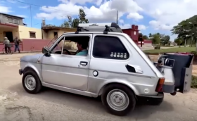 Кубинец преработи своя Fiat да работи на въглища