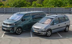 Opel Zafira стана на 25 години