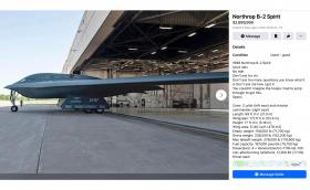 Тексасец продава стелт бомбардировач във Фейсбук