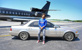 Лудакрис все още кара своята 1993 Acura Legend, която е на 413 хил. км