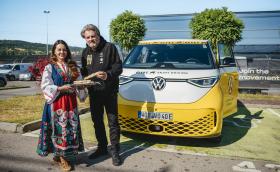 Световна обиколка с VW ID. Buzz премина през София