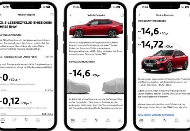 Собствениците на BMW вече могат да видят CO2 емисиите за целия жизнен цикъл на автомобила си