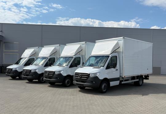 'Примекс' с четири нови лекотоварни автомобила Mercedes-Benz