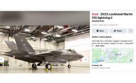 Продадоха Lockheed Martin F-35 Lightning II чрез Фейсбук?