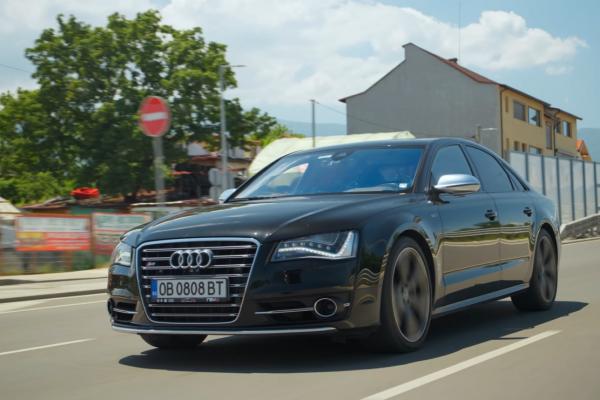 ВИДЕО: Audi S8 (D4) - нула електрификация, 100 процента удоволствие!