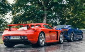 Симфония V10: Porsche Carrera GT срещу Lexus LFA
