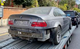 Прибраха зарязаното в Лондон BMW M3 CSL