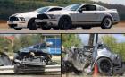 Излезе видео с катастрофиралия Mustang GT500 Shelby в София