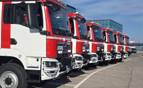 Пожарната получи шест нови високопроходими MAN TGM за над 1,5 млн. евро