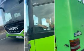 Разследват шофьора, дал на дете да кара автобус на FlixBus