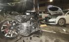 „Витошка“ осъмна с разбити автомобили след нощен инцидент с пиян шофьор на BMW