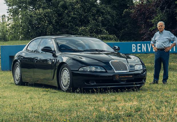 Това е Bugatti EB 112. Направени са само 3, а това се продава