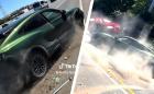 Автономна кола отказва да спре, а шофьорът се моли!? (Видео)
