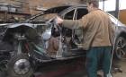 Артур Тушек съживява и смачкано Audi RS 7. Видео