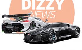 Новата ни YouTube рубрика DizzyNews стартира супер мощно с Bugatti La Voiture Noire и Koenigsegg Jesko!