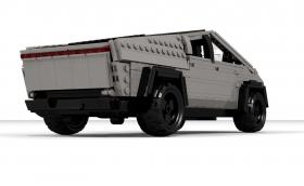 Няма по-лесно от това: Tesla Cybertruck от блокчета Lego