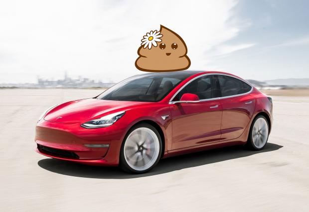 Tesla с ъпдейт на софтоуера на Model 3. Колата вече може да... пърди