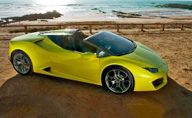Lamborghini показа най-бавния Huracan: 0-100 за 3,6 секунди, 320 км/ч максимална скорост. Идва само със задно, даже си няма и твърд покрив..., бедното. Галерия и видео