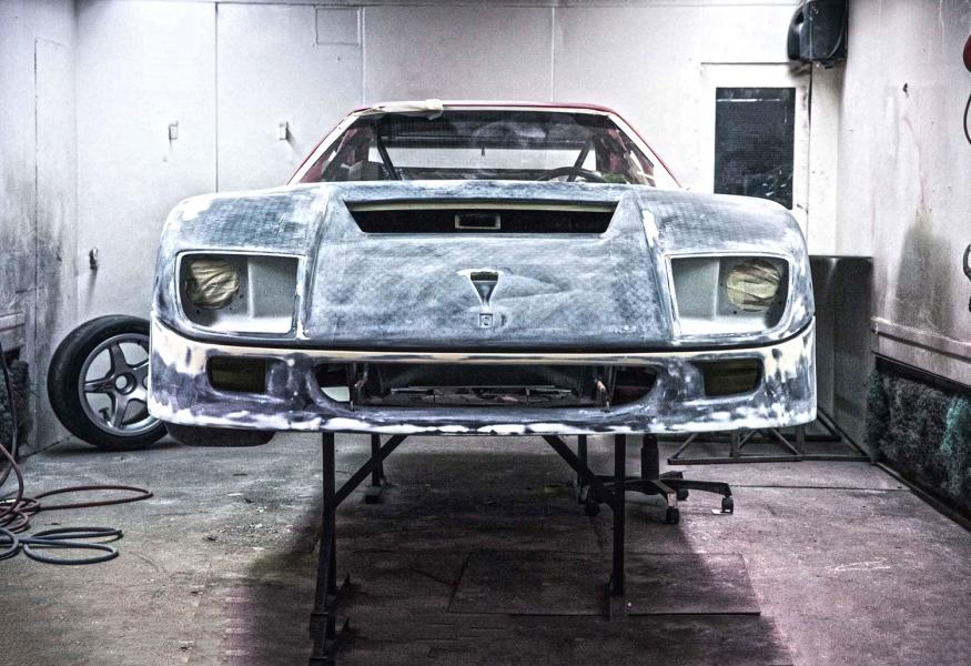 Как се прави: създаването на Ferrari F40 LM. Никога не сте виждали F40 ...