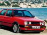 MkII GTI, квинтесенциалният Golf, с 1,8-литров мотор, 110 коня и новата форма, все още квадратна, но разпознаваема навсякъде и от всекиго. Култов.