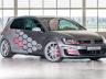 Golf GTI Heartbeat. Също концепция, която чества 40-тата годишнина на GTI. Мощността е 400 коня - супер –, а задвижването е двойно. Стереото също е доста мощно (1360 вата). 